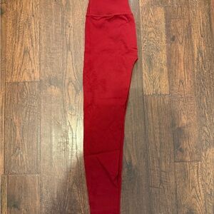 Fabletics SculptKnit Deep Red Fabric